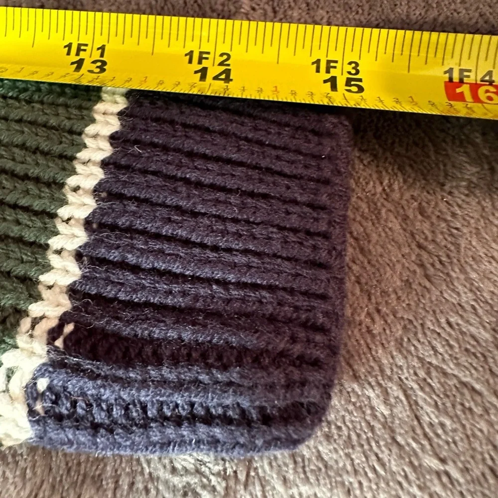 Children’s Place green and blue chunky knit sweater 24‎ months new
